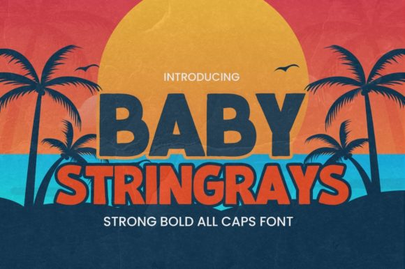 Baby Stringrays Font for Bold Design