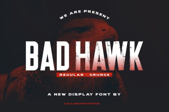 Bad Hawk Font: Bold & Stylish