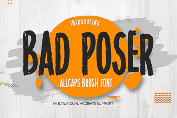 Bad Poser Font for Web Design