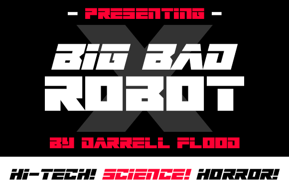 Big Bad Robot Font for Web Design
