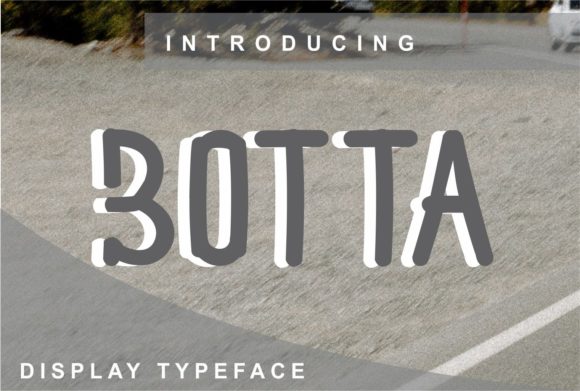 Botta: A Stylish Display Font