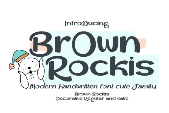 Brown Rockis: A Friendly Display Font