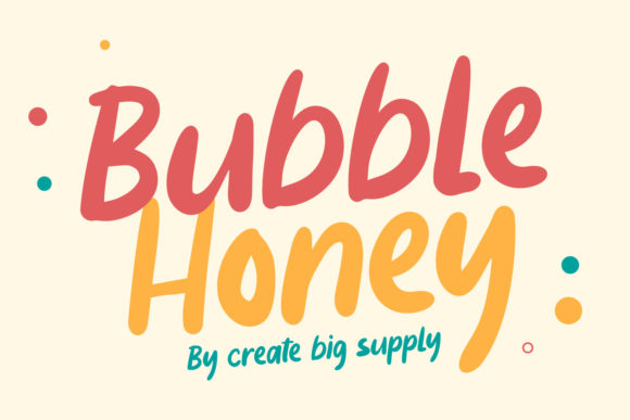 Bubble Honey Font for Business
