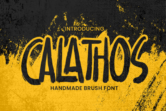 Calathos: A Handwritten Display Font