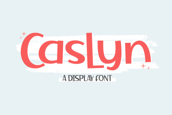 Caslyn: A Playful Display Font