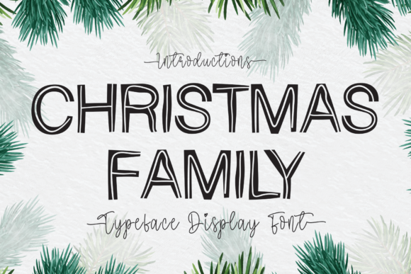 Christmas Family Font for Creative Projects