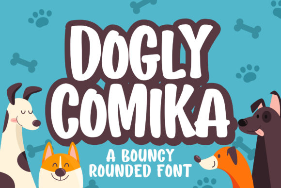 Dogly Comika: A Fun Display Font for Creative Projects
