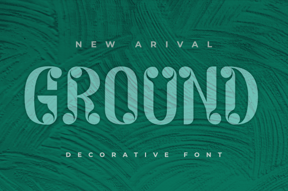 Ground: A Bold Display Font for Web Design