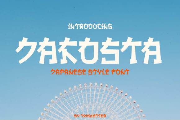 Jakosta: A Bold Display Font