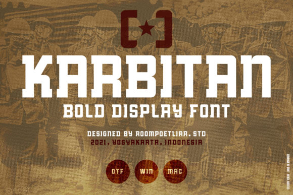 Karbitan: A Bold Display Font