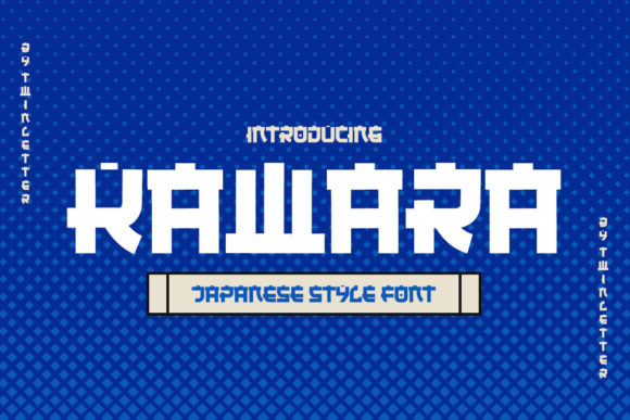 Kawara: A Stylish Display Font for Crafters