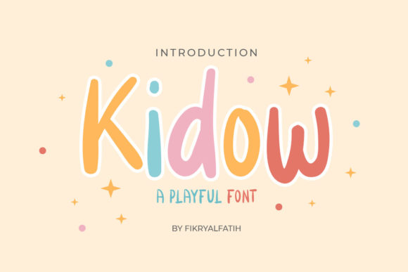 Kidow: A Friendly Font for Bold Campaigns