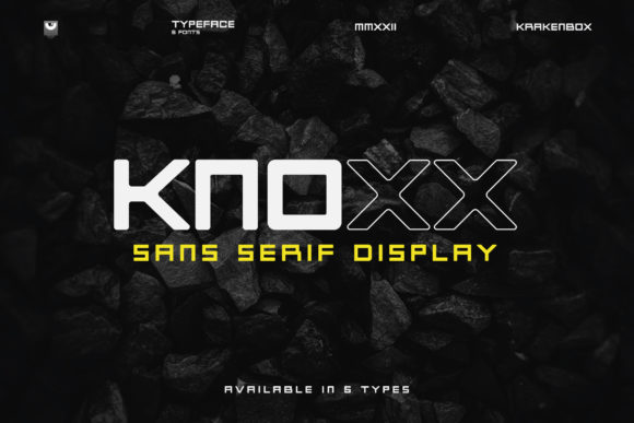 Knoxx: A Bold Font for Business Branding