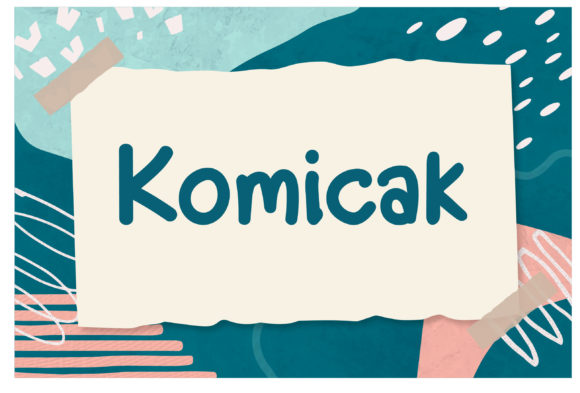 Komicak: A Friendly Display Font