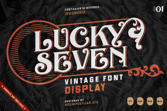 Lucky Seven Font for Bold Design