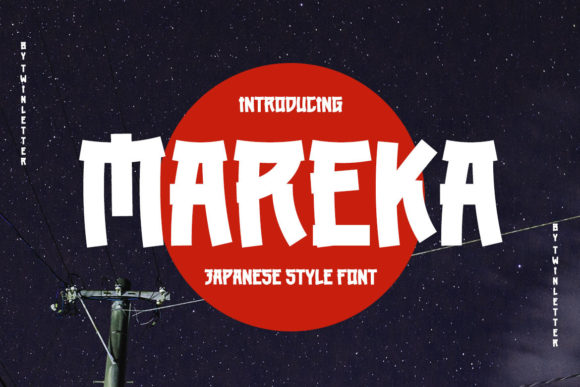 Mareka: A Bold Display Font for Creative Makers