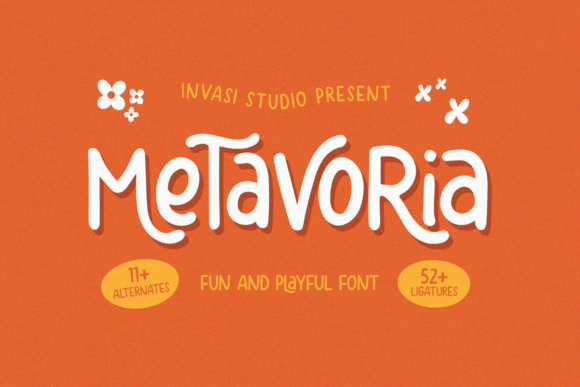 Metavoria: A Bold Display Font for Creative Projects