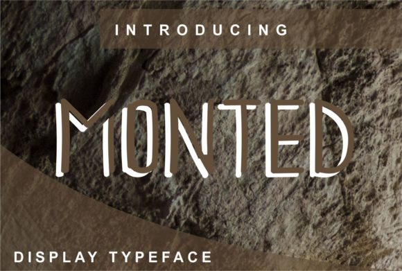 Monted: A Sharp Display Font for Web Design