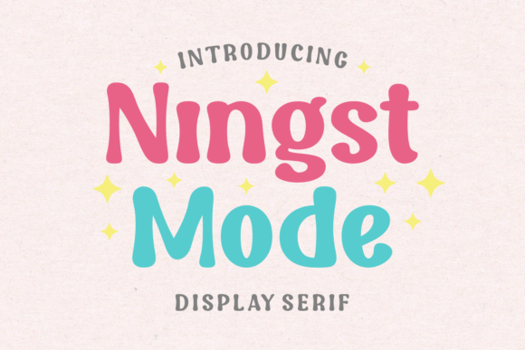 Ningst Mode: A Bold Display Font for Creative Projects