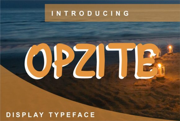 Opzite: A Bold Display Font for Digital Campaigns
