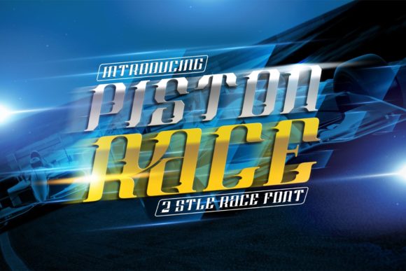 Piston Race: A Bold Typeface for Dynamic Design