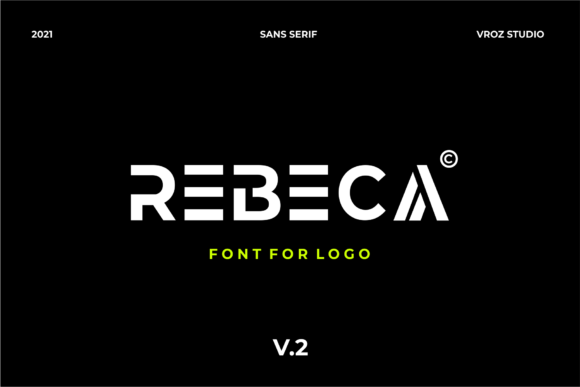 Rebeca: A Neat Display Font for Minimalist Design