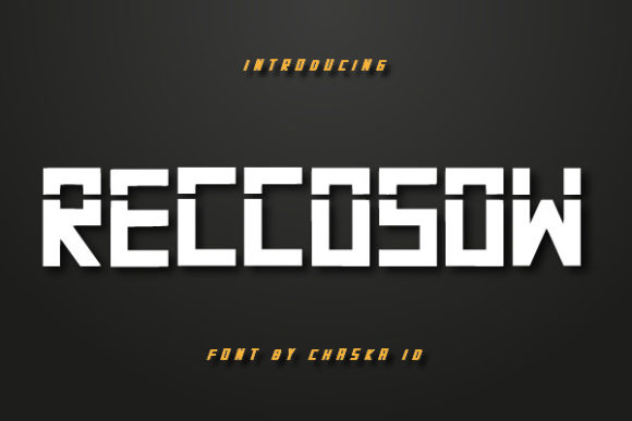 Reccosow: Bold Font for Business