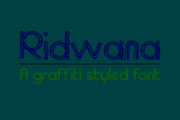Ridwana: A Bold Display Font for Creative Projects
