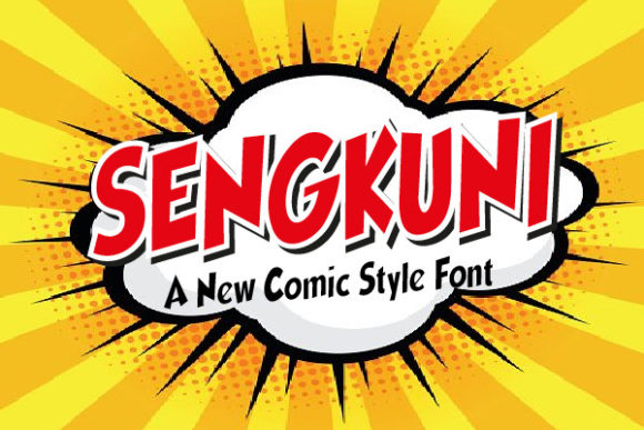 Sengkuni: A Bold Display Font for Editorial Design
