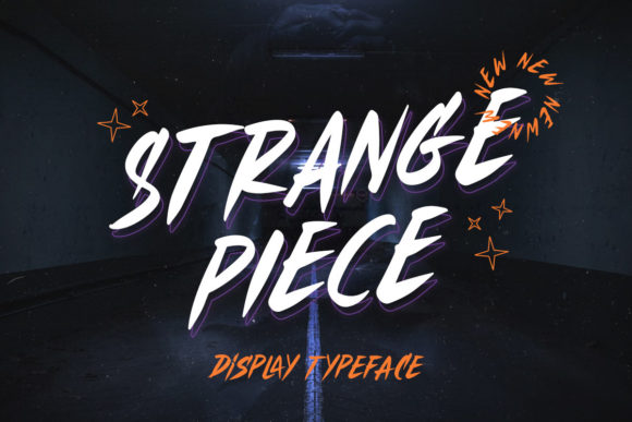 Strange Piece Font for Web Design