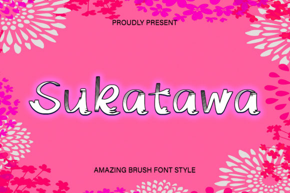 Sukatawa: A Trendy Display Font for Web Design
