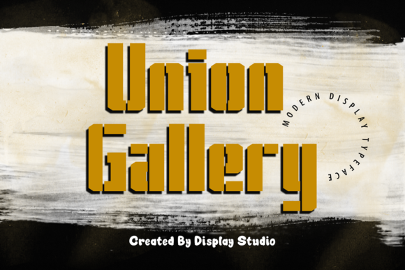 Union Gallery Font Review