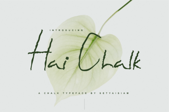 Use Hai Chalk for a Cool Display Font