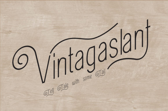 VintagaSlant: A Font That Elevates Your Brand